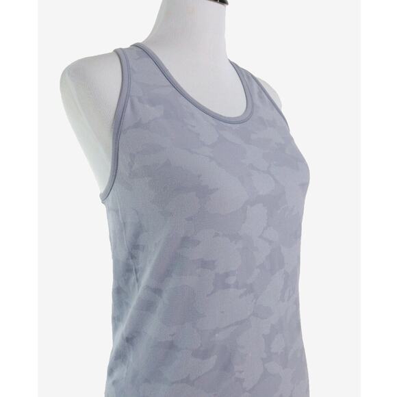 Athleta Size M Speedlight Tank Top Racerback Light Gray Camo*as is* - Picture 7 of 11